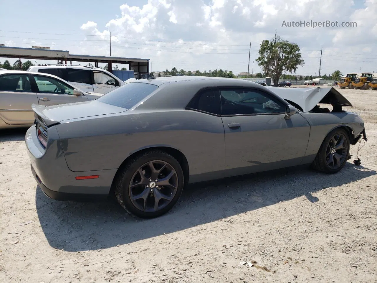 2018 Dodge Challenger Sxt Серый vin: 2C3CDZAG7JH327756