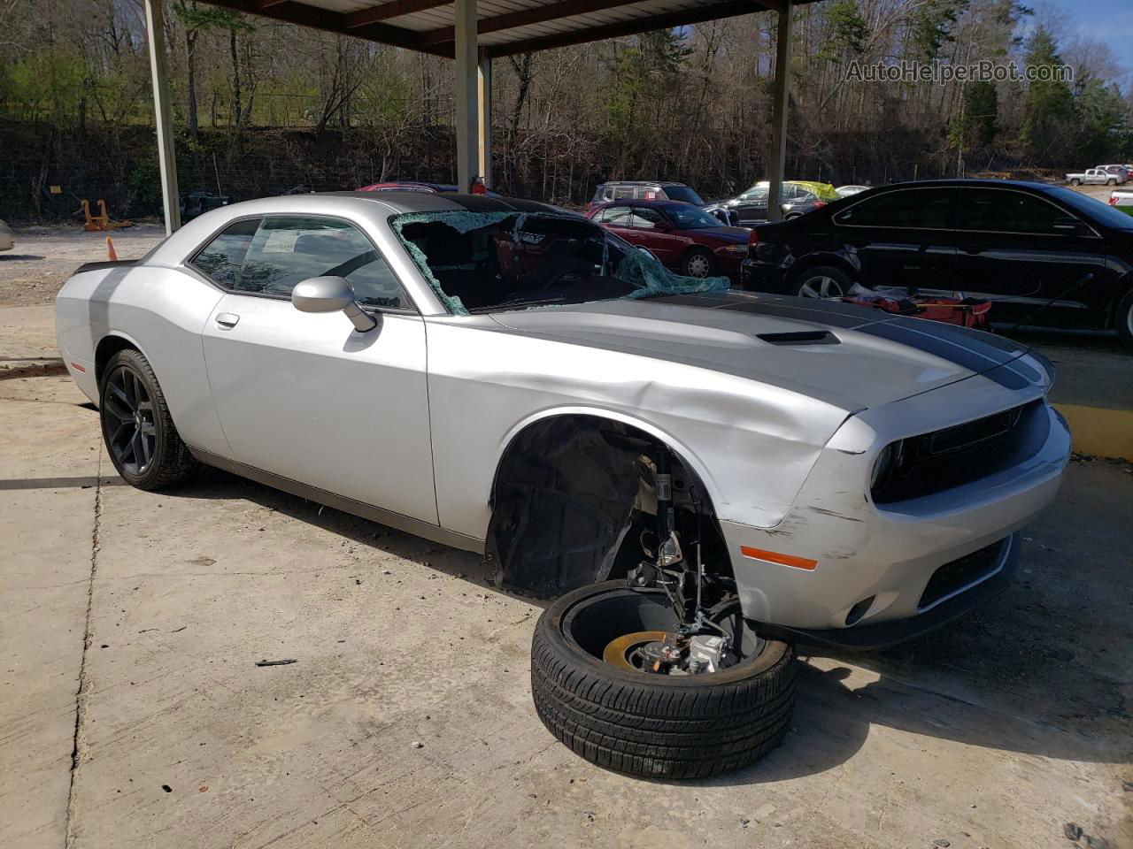 2023 Dodge Challenger Sxt Silver vin: 2C3CDZAG7PH591021