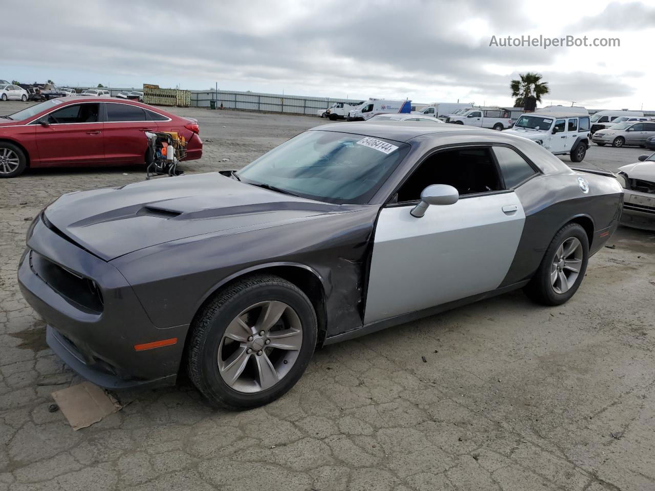 2015 Dodge Challenger Sxt Gray vin: 2C3CDZAG8FH758825