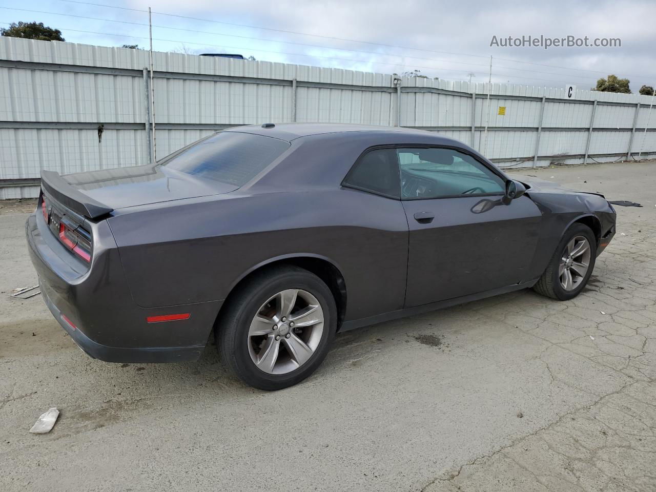 2015 Dodge Challenger Sxt Gray vin: 2C3CDZAG8FH758825