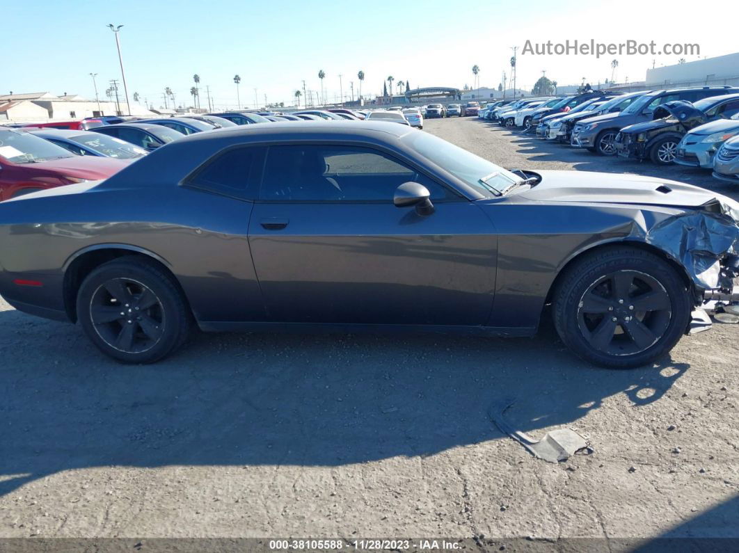 2015 Dodge Challenger Sxt Or R/t Gray vin: 2C3CDZAG8FH816805