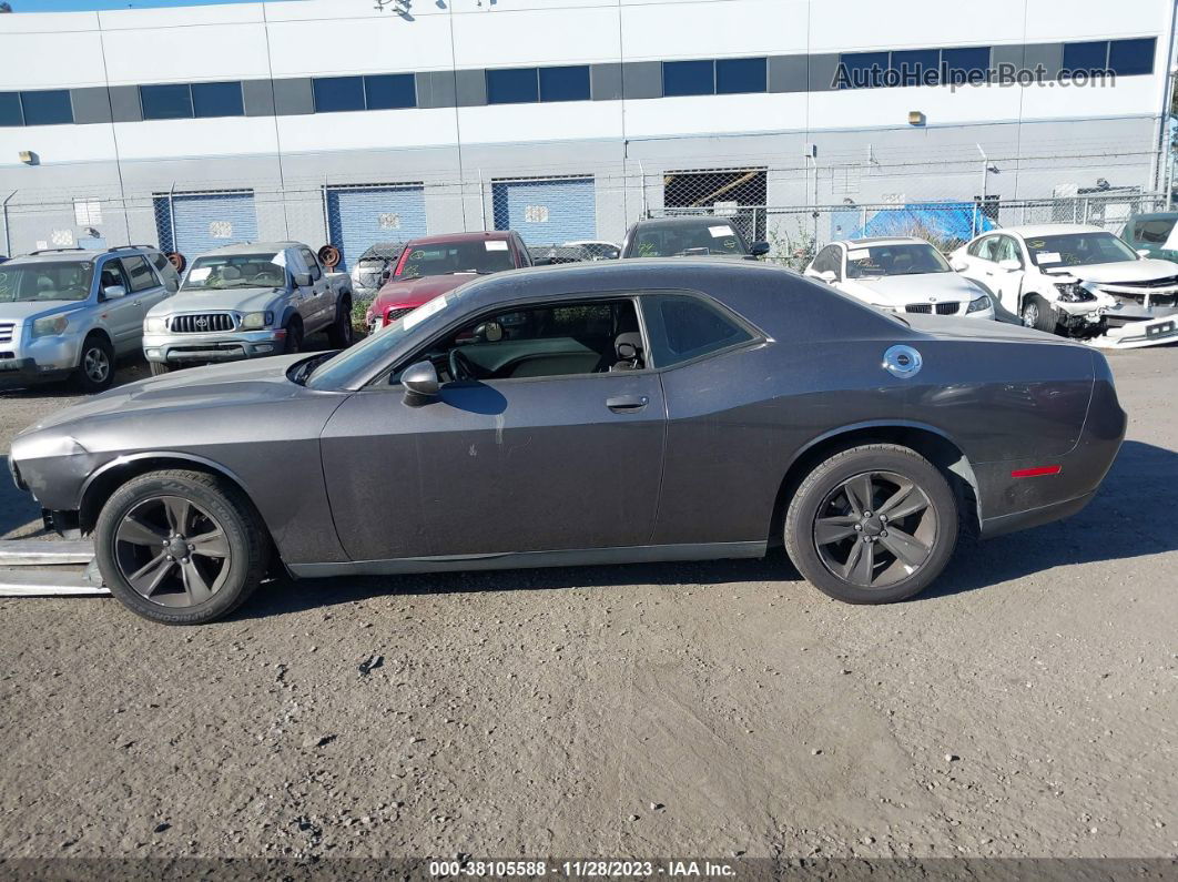 2015 Dodge Challenger Sxt Or R/t Gray vin: 2C3CDZAG8FH816805