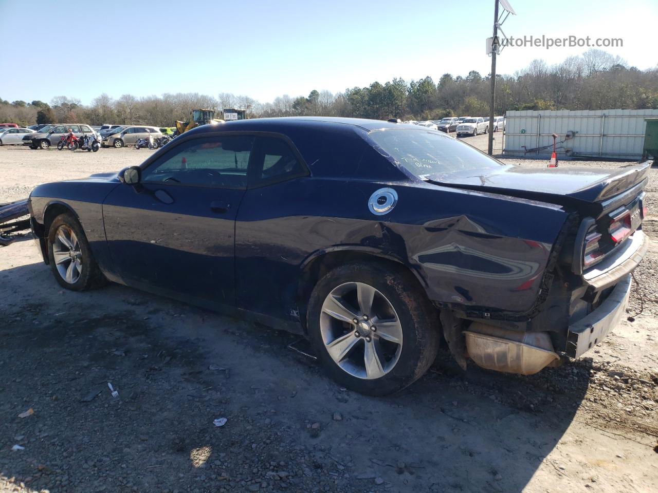 2015 Dodge Challenger Sxt Синий vin: 2C3CDZAG8FH822071