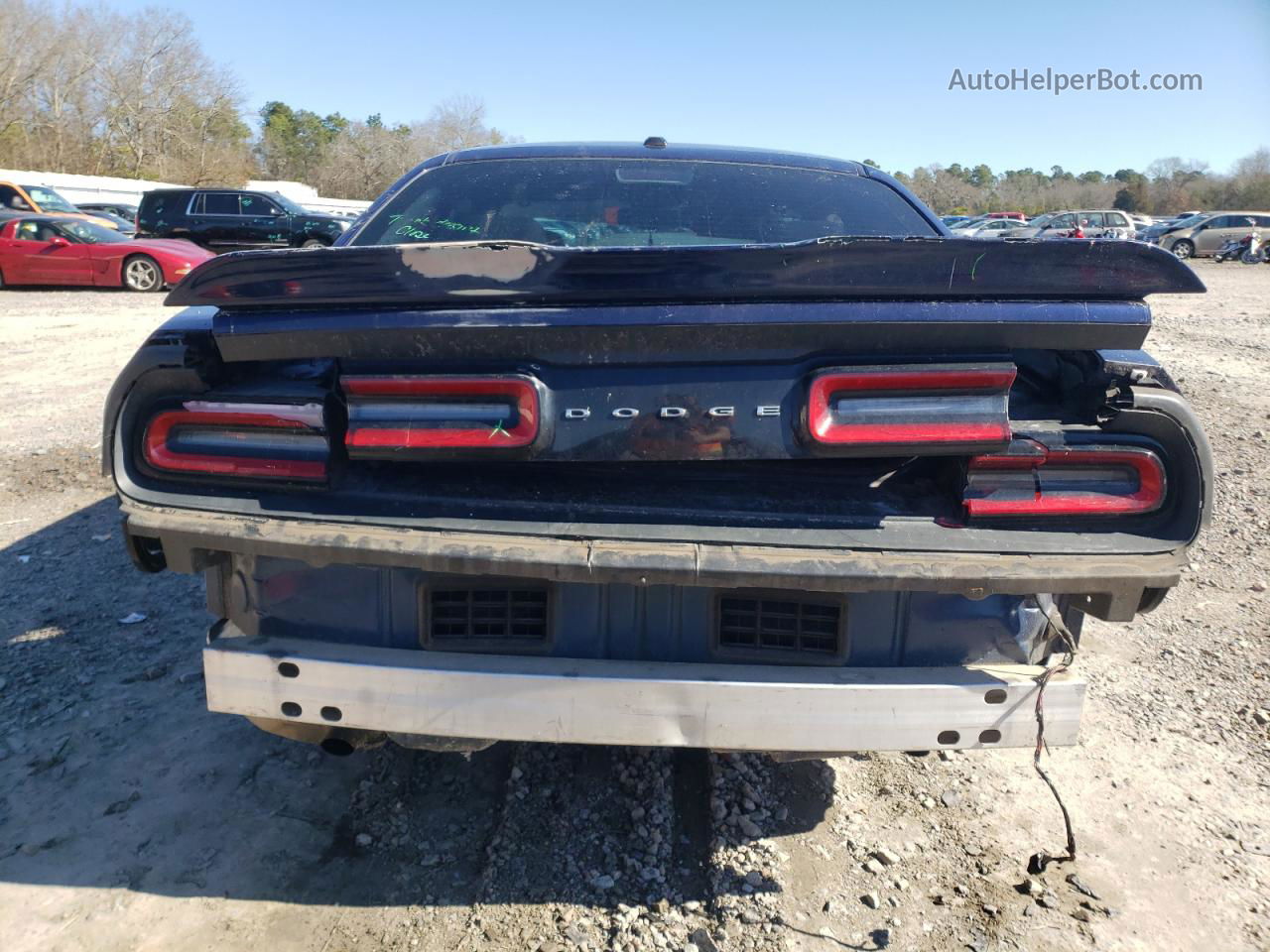 2015 Dodge Challenger Sxt Blue vin: 2C3CDZAG8FH822071