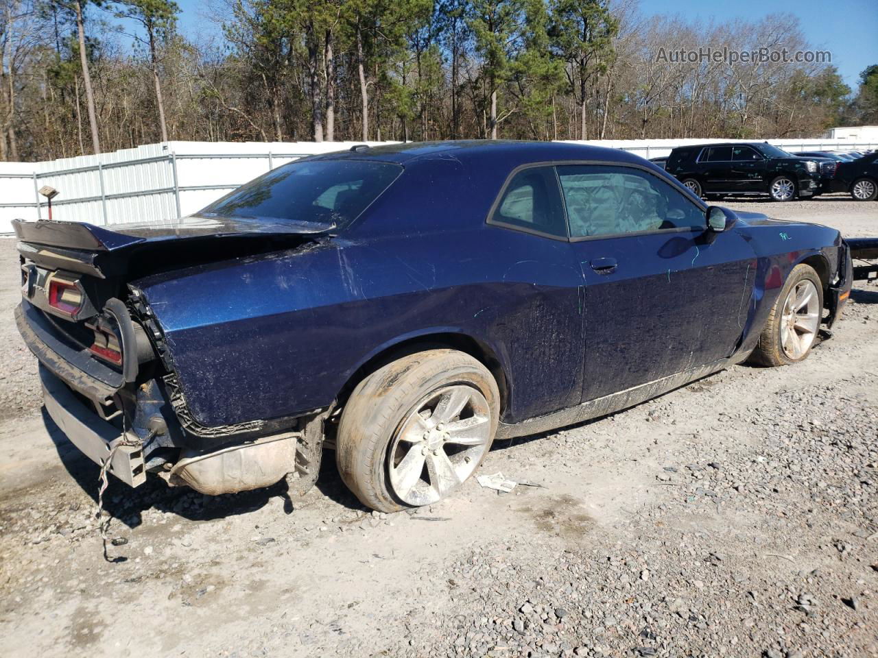 2015 Dodge Challenger Sxt Blue vin: 2C3CDZAG8FH822071