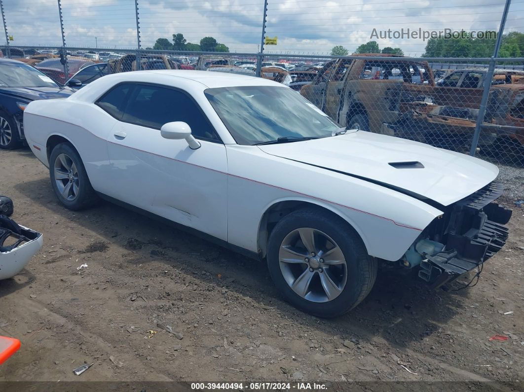 2015 Dodge Challenger Sxt Белый vin: 2C3CDZAG8FH911431