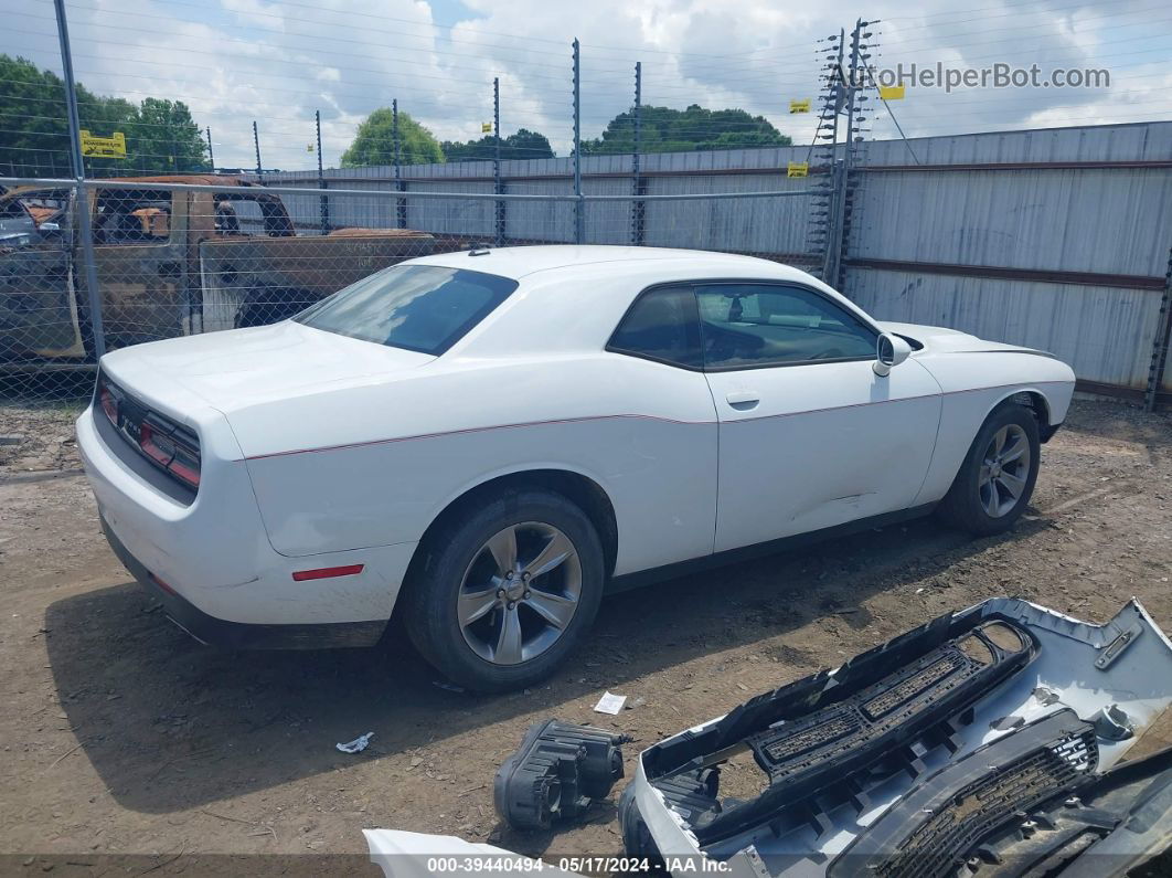 2015 Dodge Challenger Sxt White vin: 2C3CDZAG8FH911431