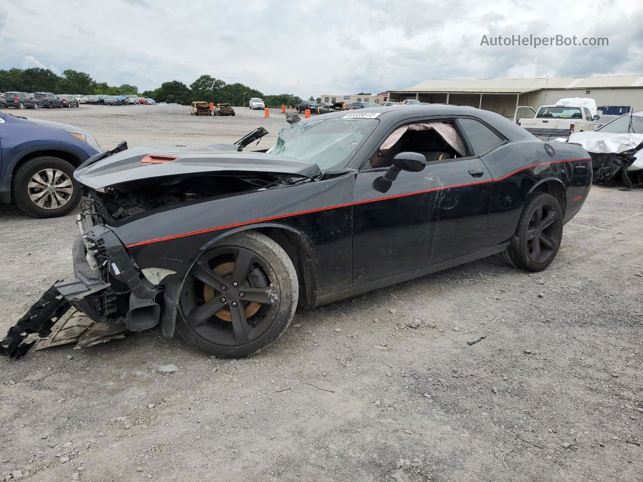 2015 Dodge Challenger Sxt Черный vin: 2C3CDZAG8FH932442