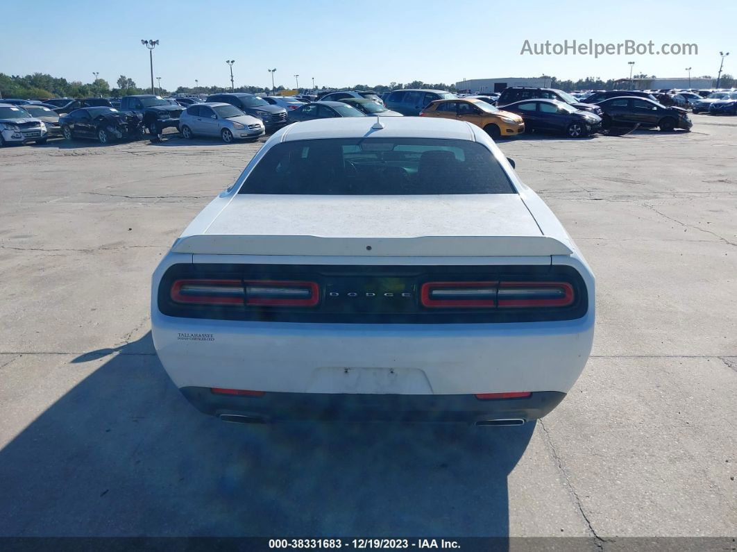 2016 Dodge Challenger Sxt Plus White vin: 2C3CDZAG8GH102075