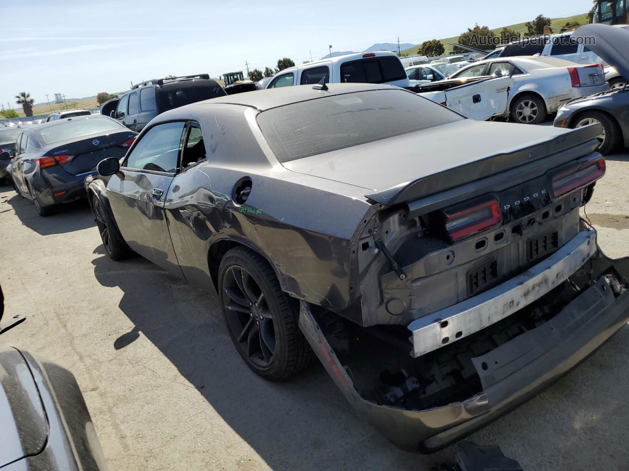 2016 Dodge Challenger Sxt Gray vin: 2C3CDZAG8GH153320