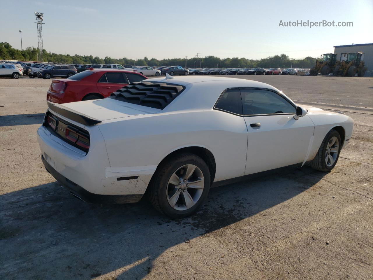 2016 Dodge Challenger Sxt White vin: 2C3CDZAG8GH158548