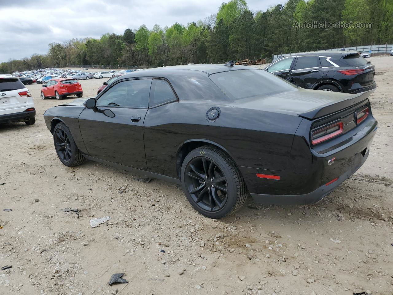 2016 Dodge Challenger Sxt Black vin: 2C3CDZAG8GH236813