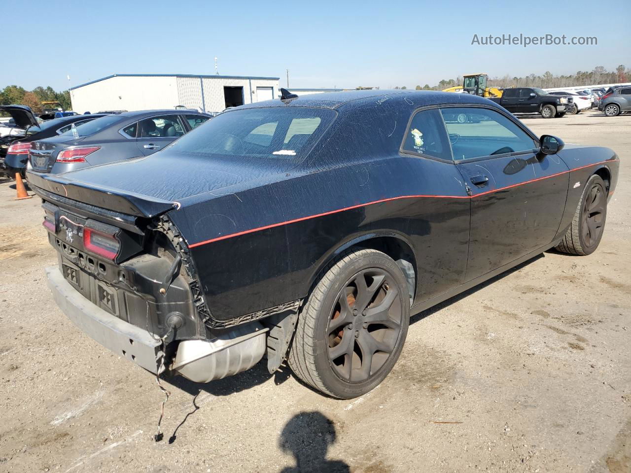 2016 Dodge Challenger Sxt Black vin: 2C3CDZAG8GH250551