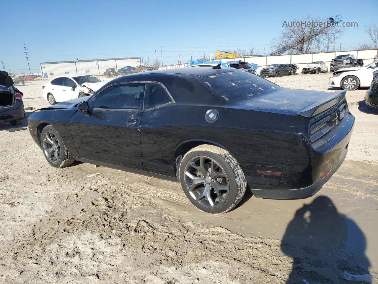 2016 Dodge Challenger Sxt Black vin: 2C3CDZAG8GH331615