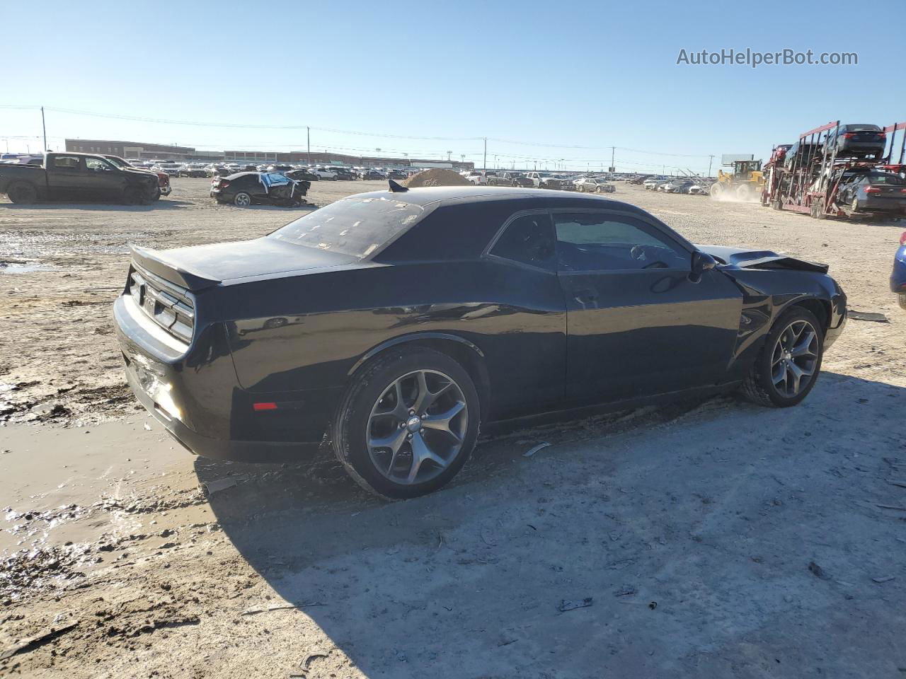 2016 Dodge Challenger Sxt Black vin: 2C3CDZAG8GH331615