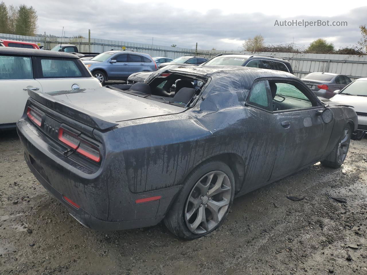 2016 Dodge Challenger Sxt Charcoal vin: 2C3CDZAG8GH336183