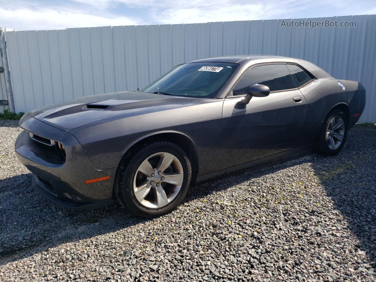 2016 Dodge Challenger Sxt Gray vin: 2C3CDZAG8GH336524