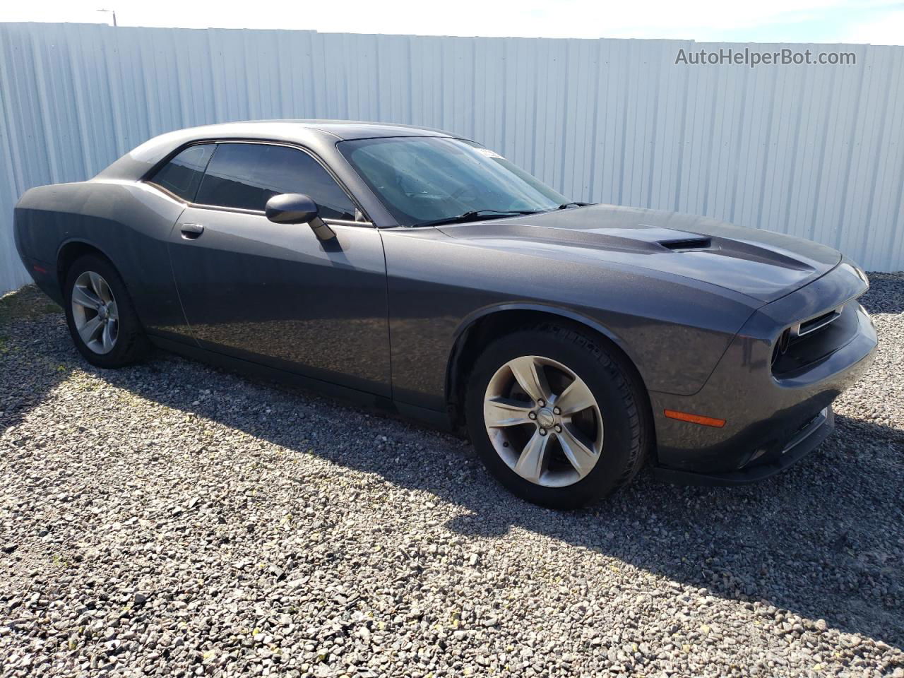 2016 Dodge Challenger Sxt Gray vin: 2C3CDZAG8GH336524