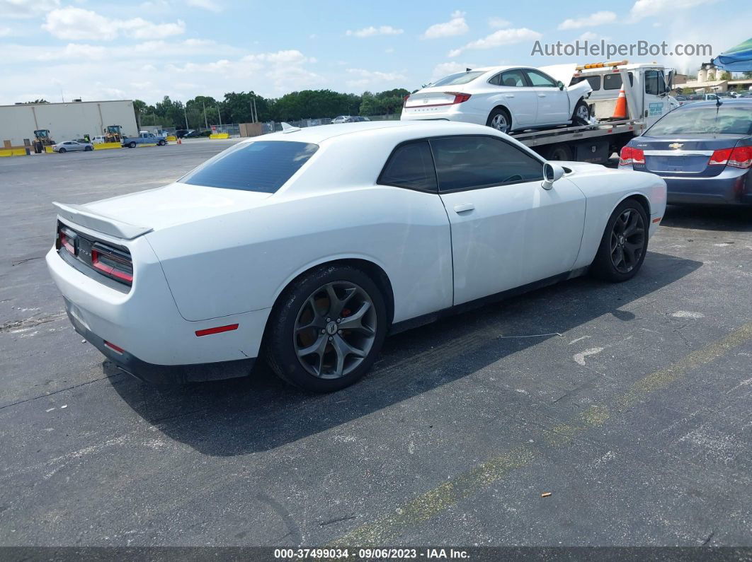 2017 Dodge Challenger Sxt Plus White vin: 2C3CDZAG8HH519651