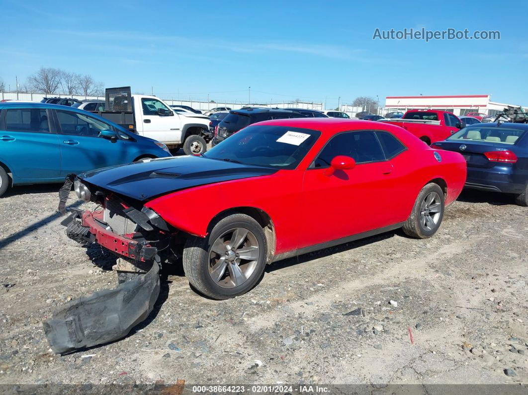 2017 Dodge Challenger Sxt Red vin: 2C3CDZAG8HH568638