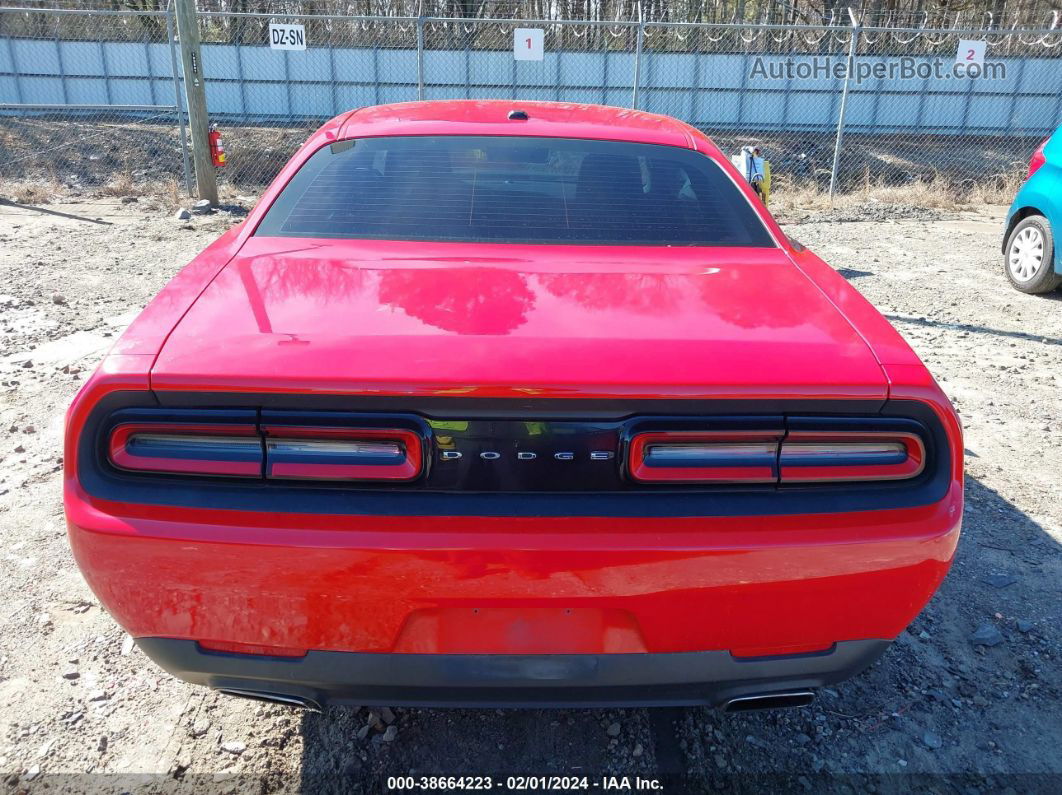 2017 Dodge Challenger Sxt Red vin: 2C3CDZAG8HH568638