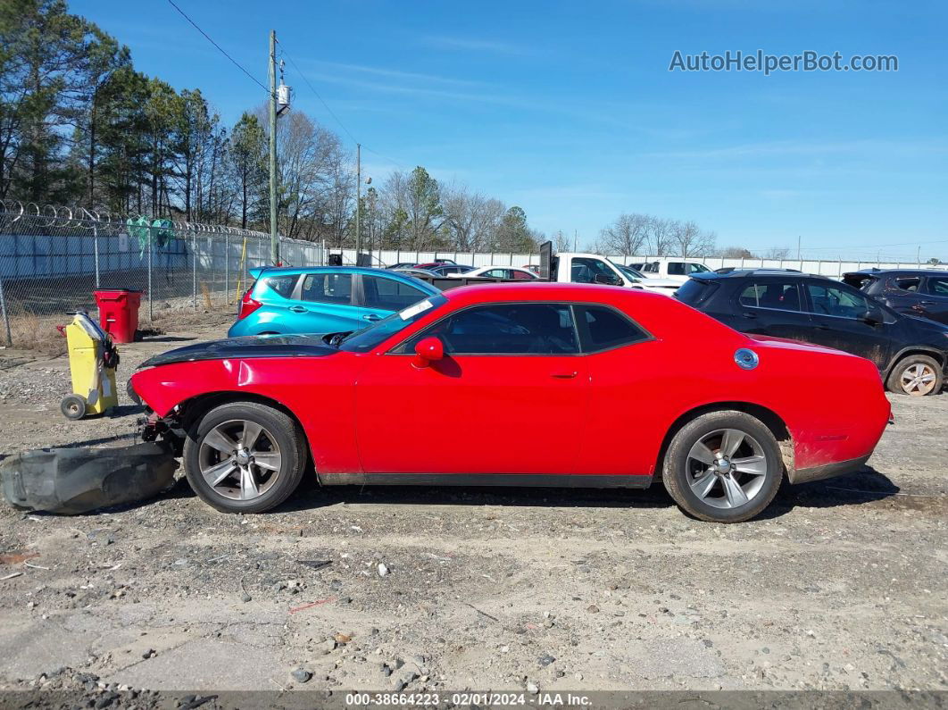 2017 Dodge Challenger Sxt Red vin: 2C3CDZAG8HH568638