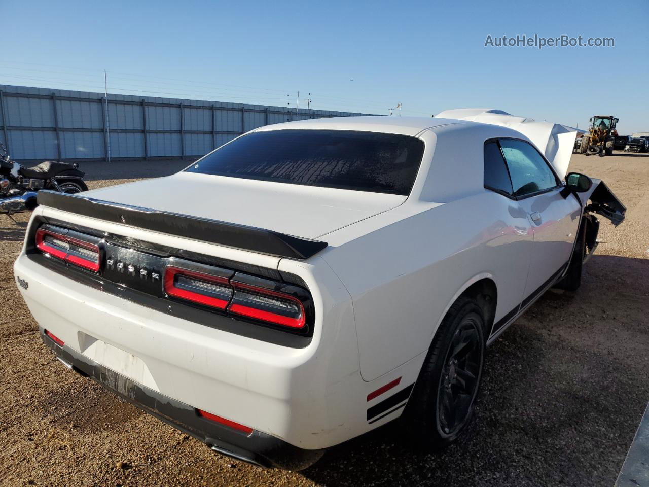 2017 Dodge Challenger Sxt White vin: 2C3CDZAG8HH636047