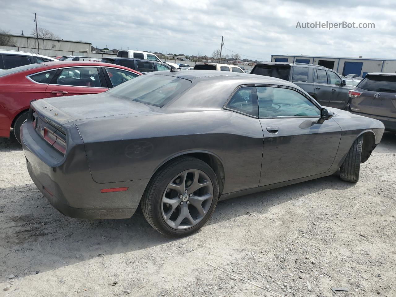 2017 Dodge Challenger Sxt Gray vin: 2C3CDZAG8HH659487