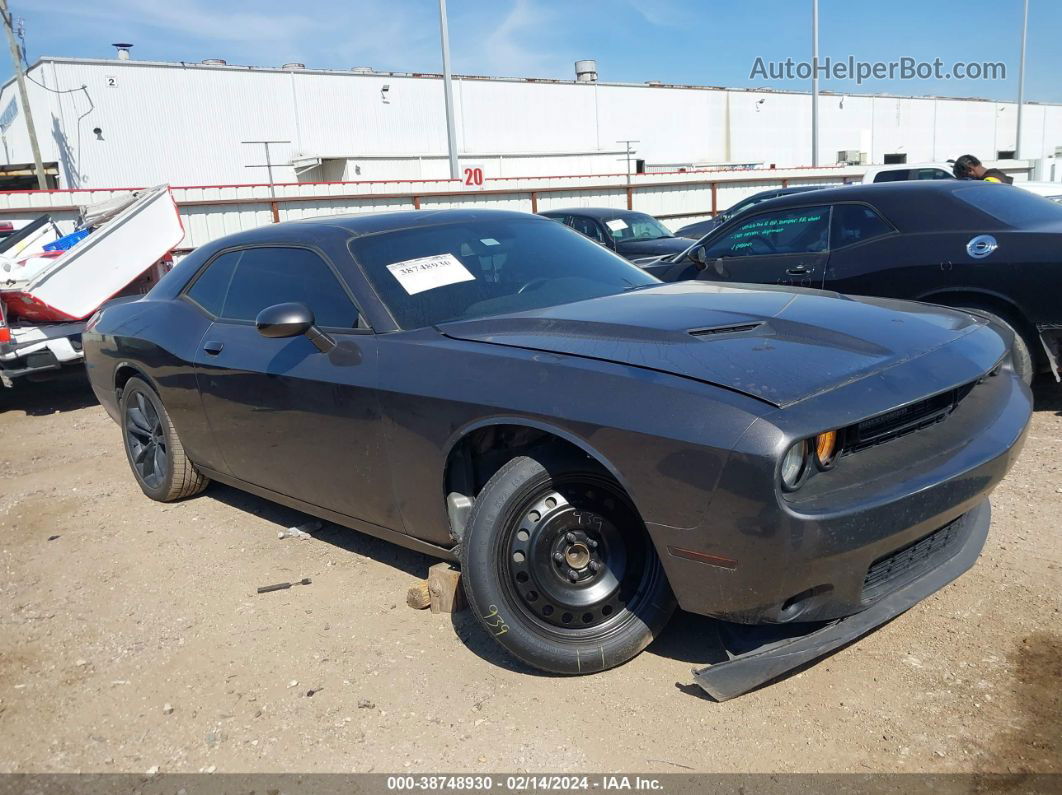 2018 Dodge Challenger Sxt Gray vin: 2C3CDZAG8JH116551