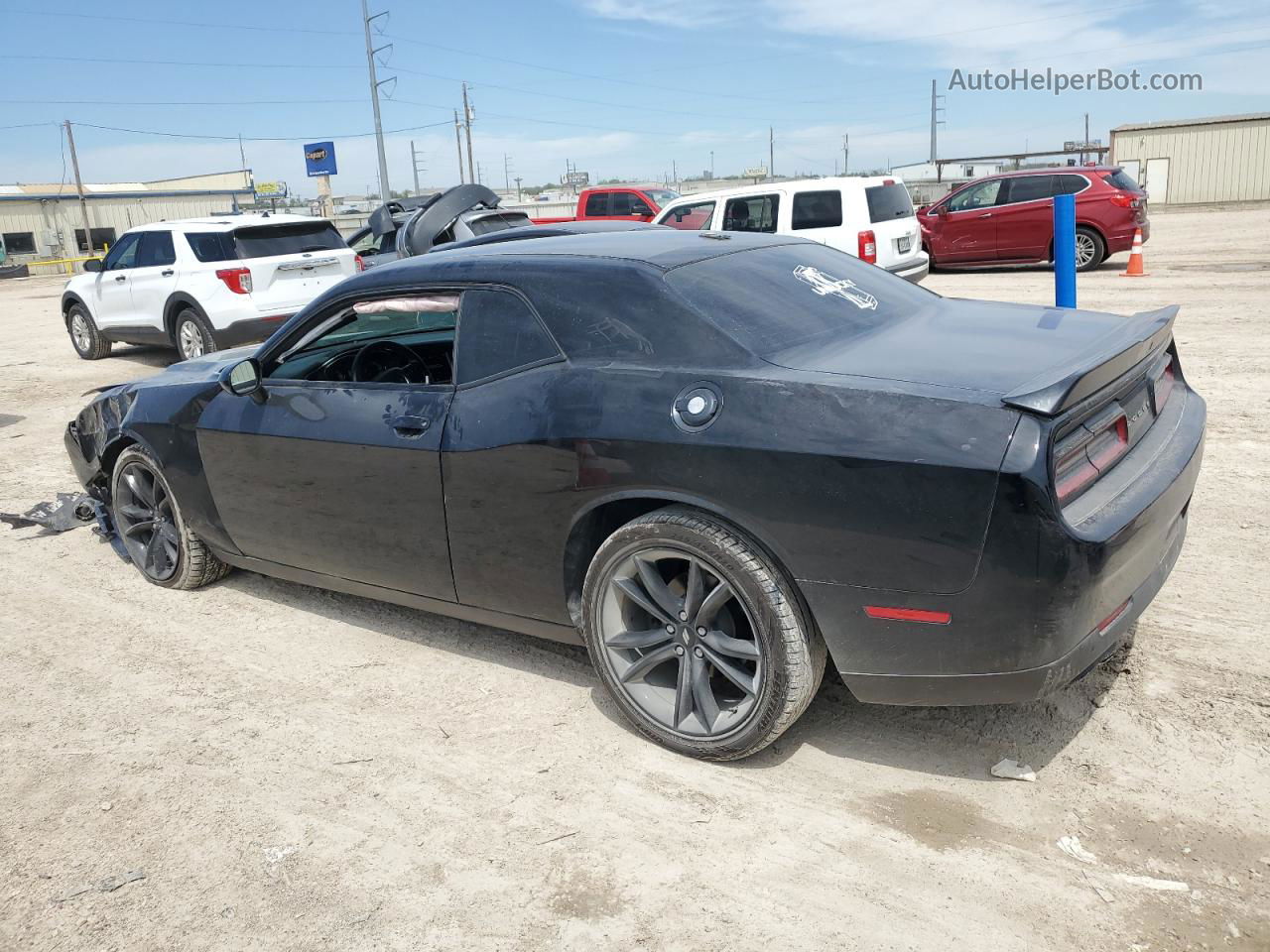 2018 Dodge Challenger Sxt Black vin: 2C3CDZAG8JH118333