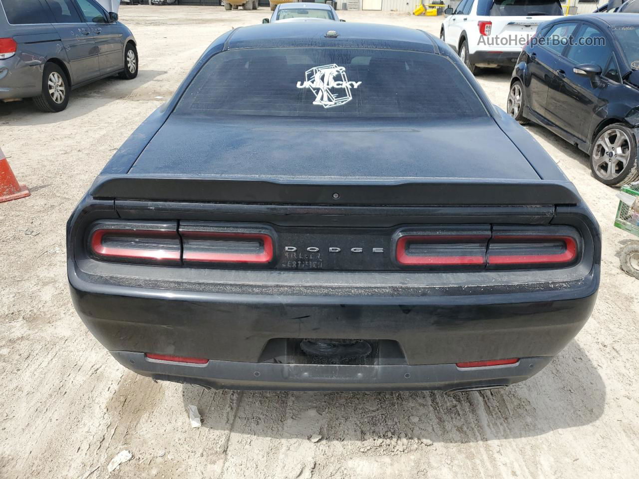 2018 Dodge Challenger Sxt Black vin: 2C3CDZAG8JH118333