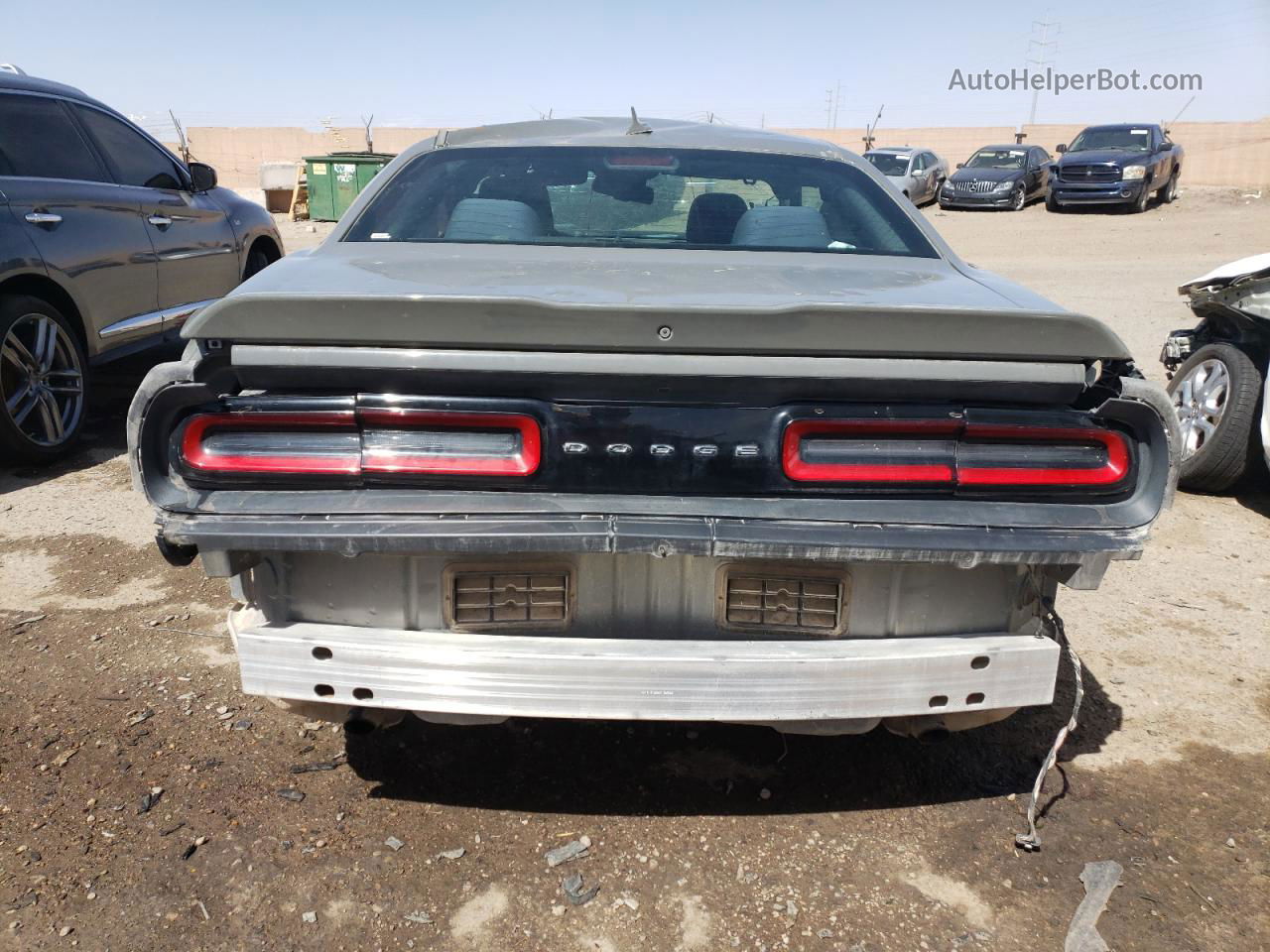 2018 Dodge Challenger Sxt Gray vin: 2C3CDZAG8JH131552