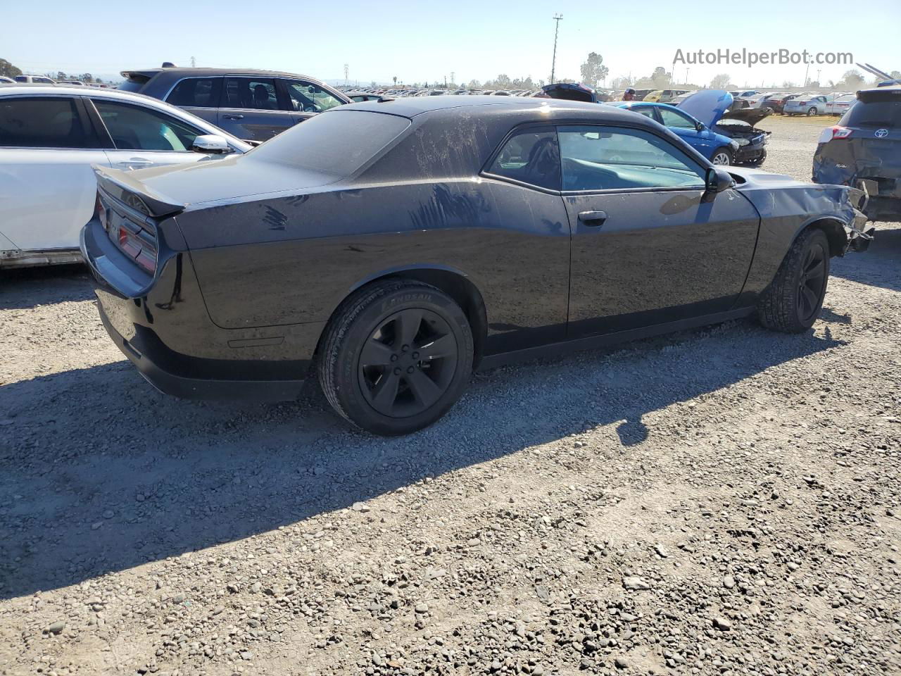 2018 Dodge Challenger Sxt Черный vin: 2C3CDZAG8JH162011