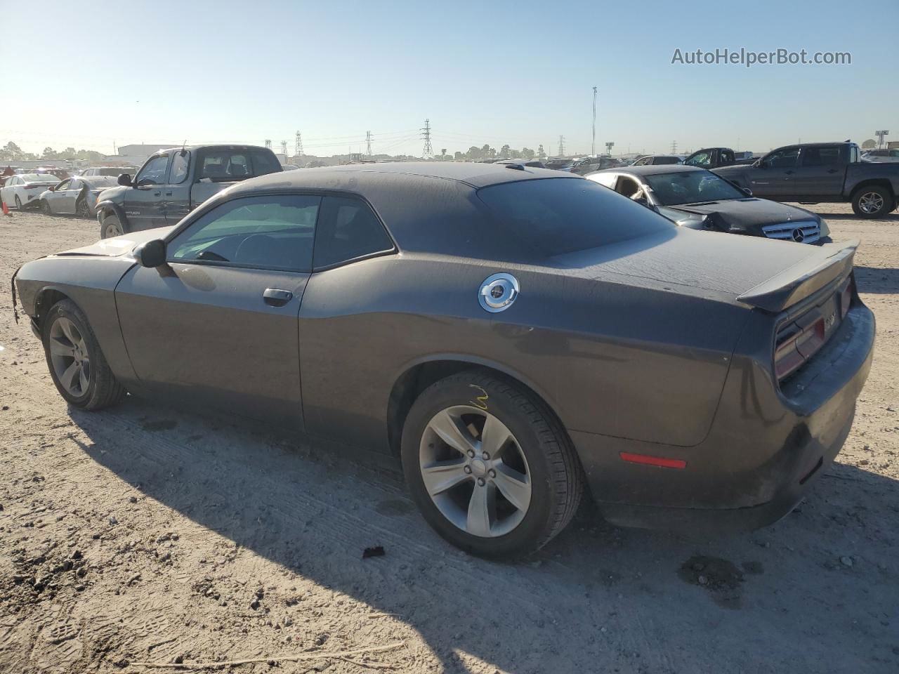 2018 Dodge Challenger Sxt Gray vin: 2C3CDZAG8JH183683