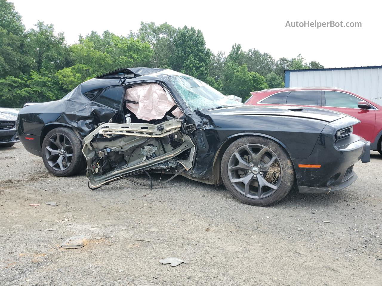 2018 Dodge Challenger Sxt Black vin: 2C3CDZAG8JH199611