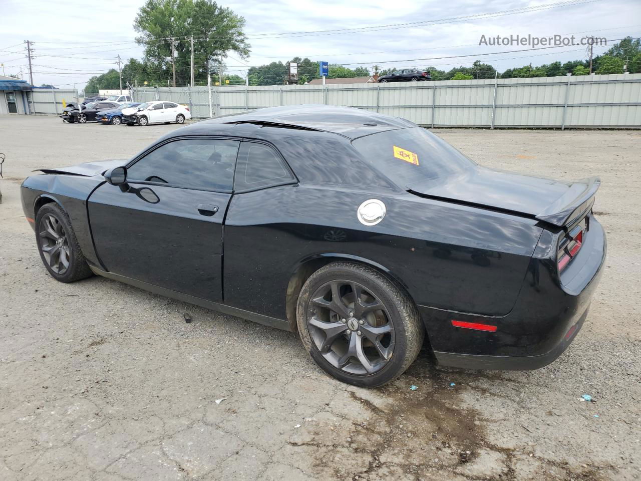 2018 Dodge Challenger Sxt Черный vin: 2C3CDZAG8JH199611