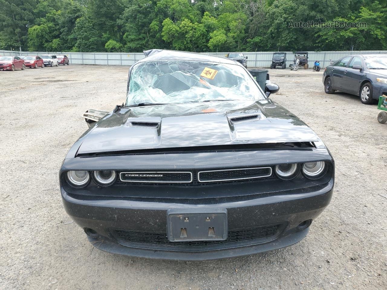 2018 Dodge Challenger Sxt Black vin: 2C3CDZAG8JH199611