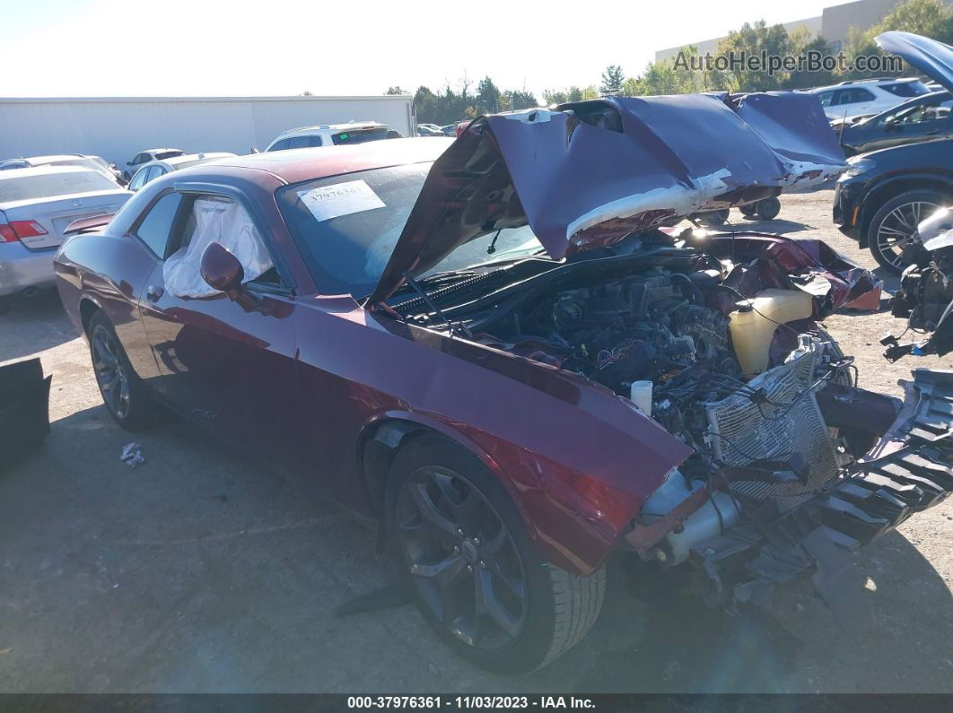 2018 Dodge Challenger Sxt Plus Red vin: 2C3CDZAG8JH241310