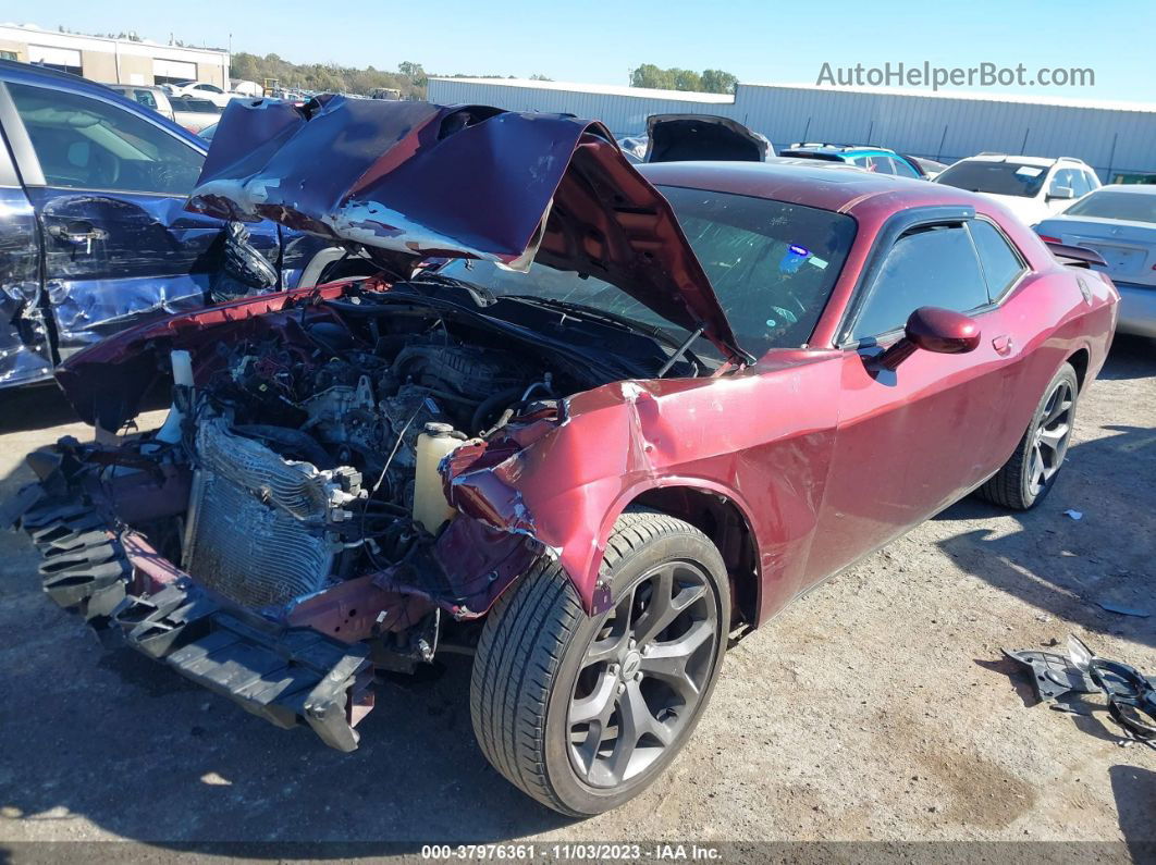 2018 Dodge Challenger Sxt Plus Red vin: 2C3CDZAG8JH241310