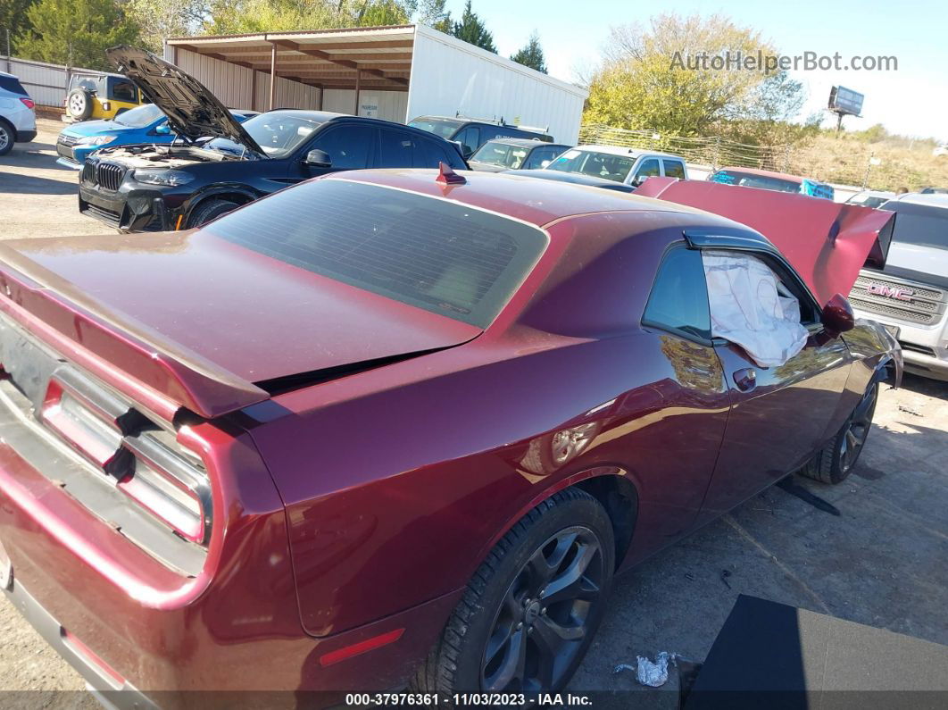 2018 Dodge Challenger Sxt Plus Red vin: 2C3CDZAG8JH241310