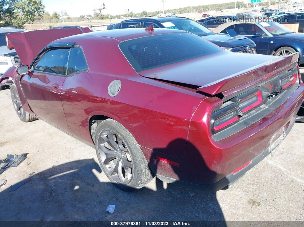 2018 Dodge Challenger Sxt Plus Red vin: 2C3CDZAG8JH241310