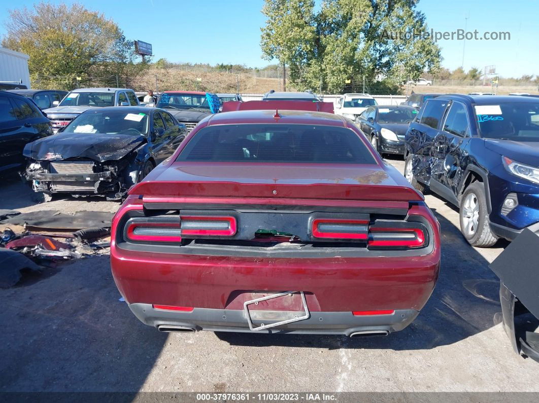 2018 Dodge Challenger Sxt Plus Red vin: 2C3CDZAG8JH241310