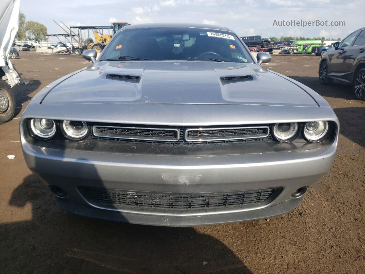 2018 Dodge Challenger Sxt Silver vin: 2C3CDZAG8JH241470