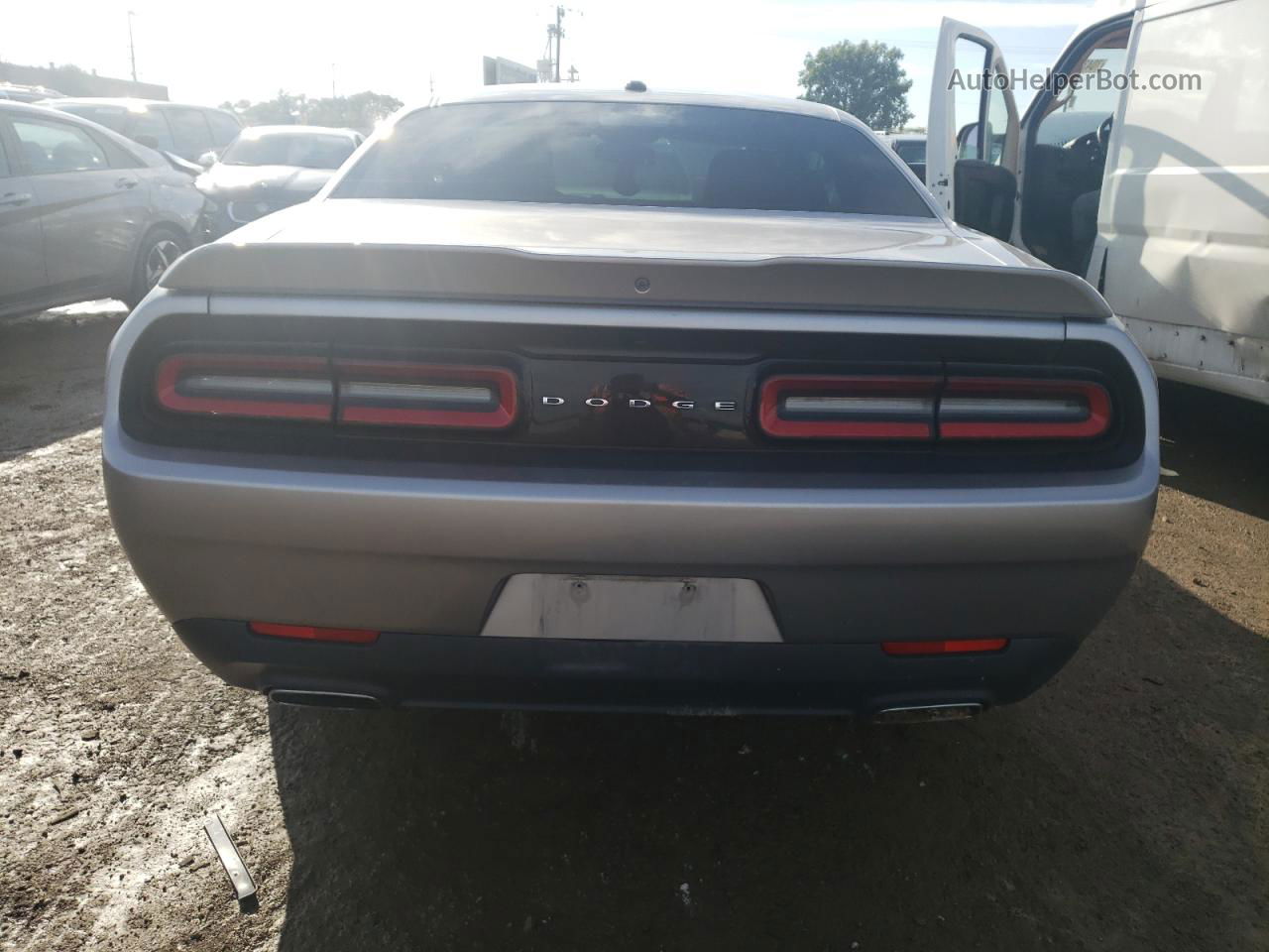 2018 Dodge Challenger Sxt Silver vin: 2C3CDZAG8JH241470