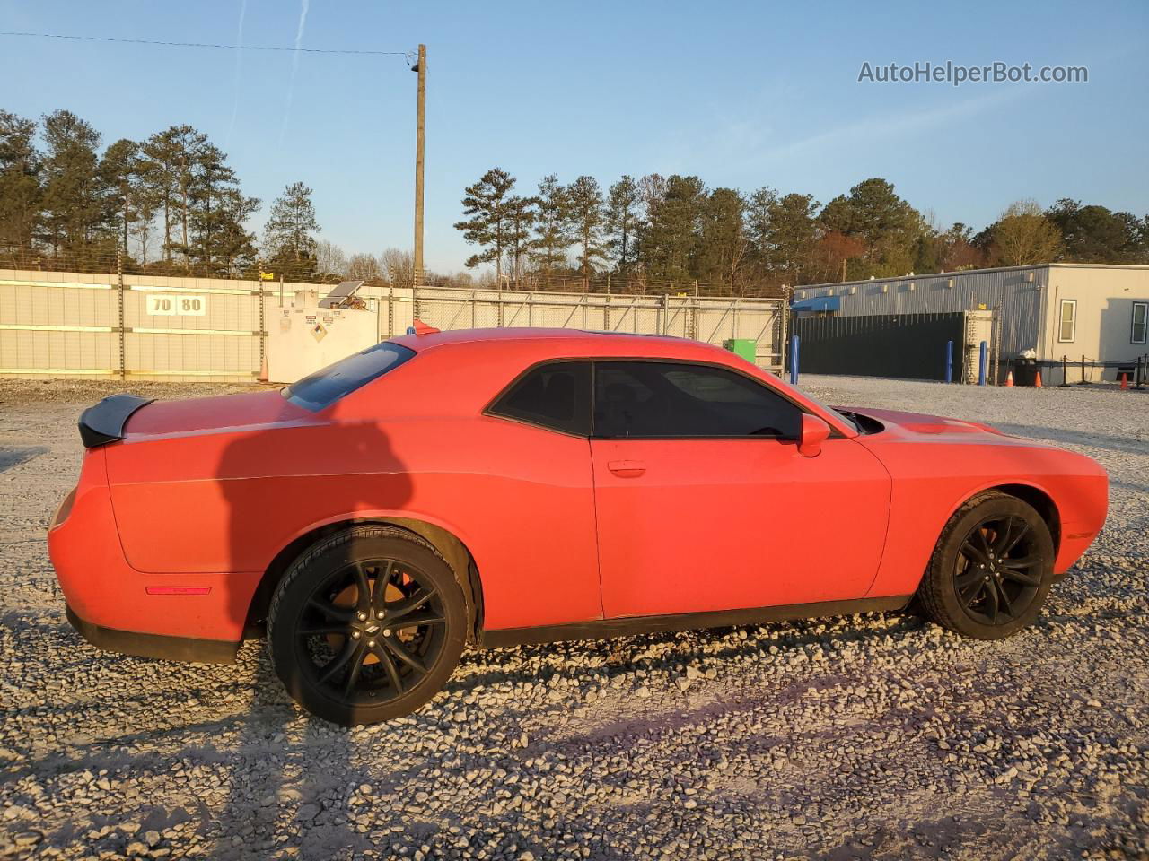 2018 Dodge Challenger Sxt Orange vin: 2C3CDZAG8JH246538