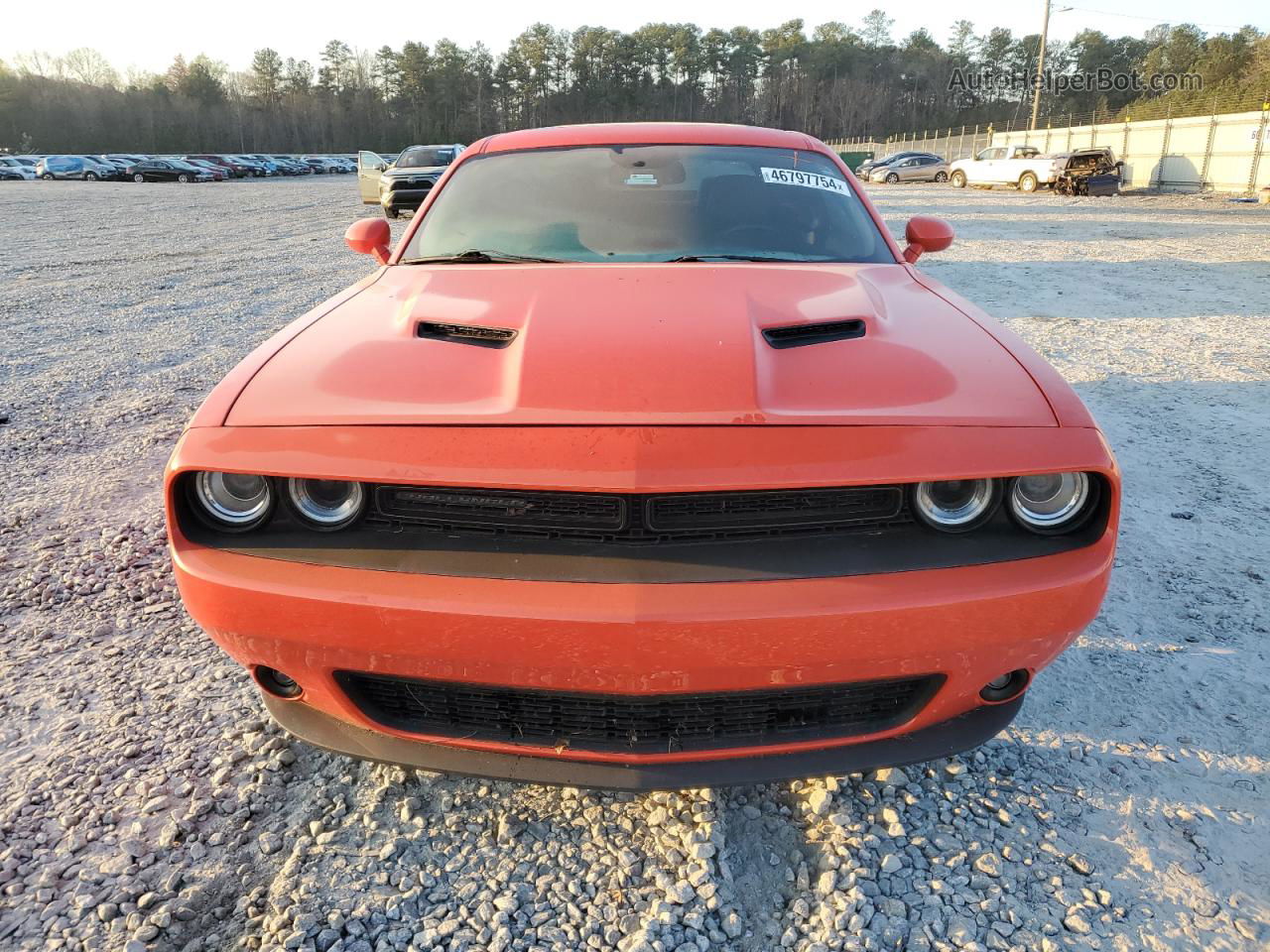 2018 Dodge Challenger Sxt Orange vin: 2C3CDZAG8JH246538