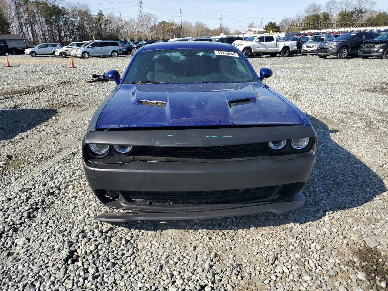 2018 Dodge Challenger Sxt Blue vin: 2C3CDZAG8JH305362