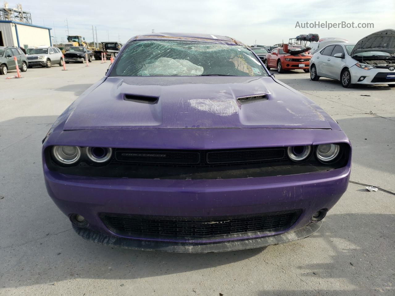 2018 Dodge Challenger Sxt Purple vin: 2C3CDZAG8JH305507