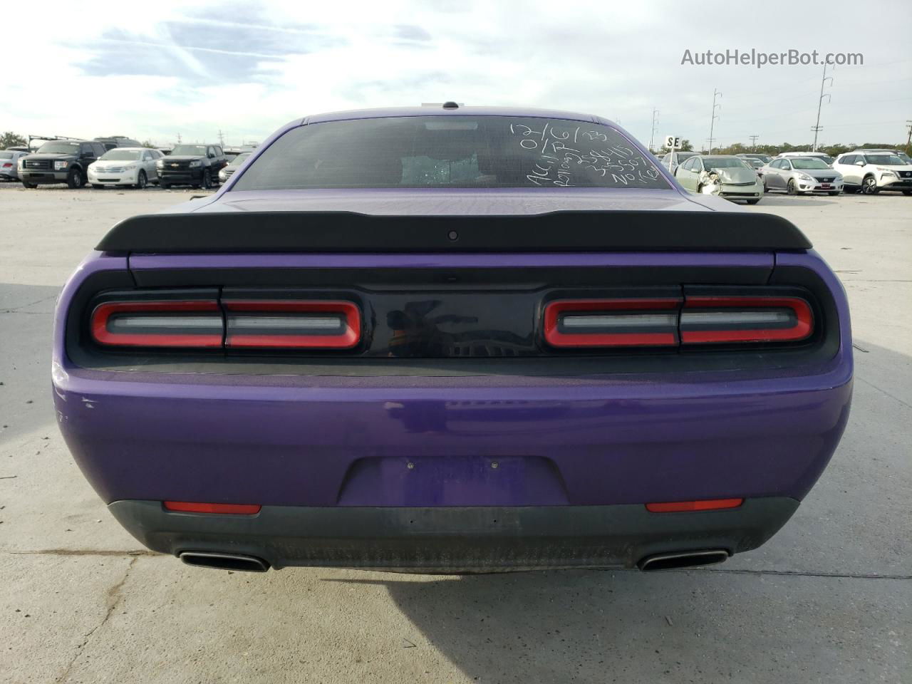 2018 Dodge Challenger Sxt Purple vin: 2C3CDZAG8JH305507