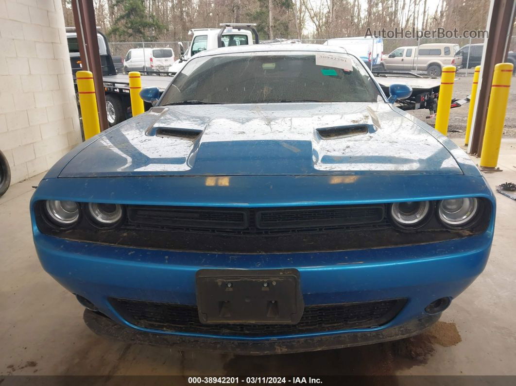 2018 Dodge Challenger Sxt Blue vin: 2C3CDZAG8JH328205